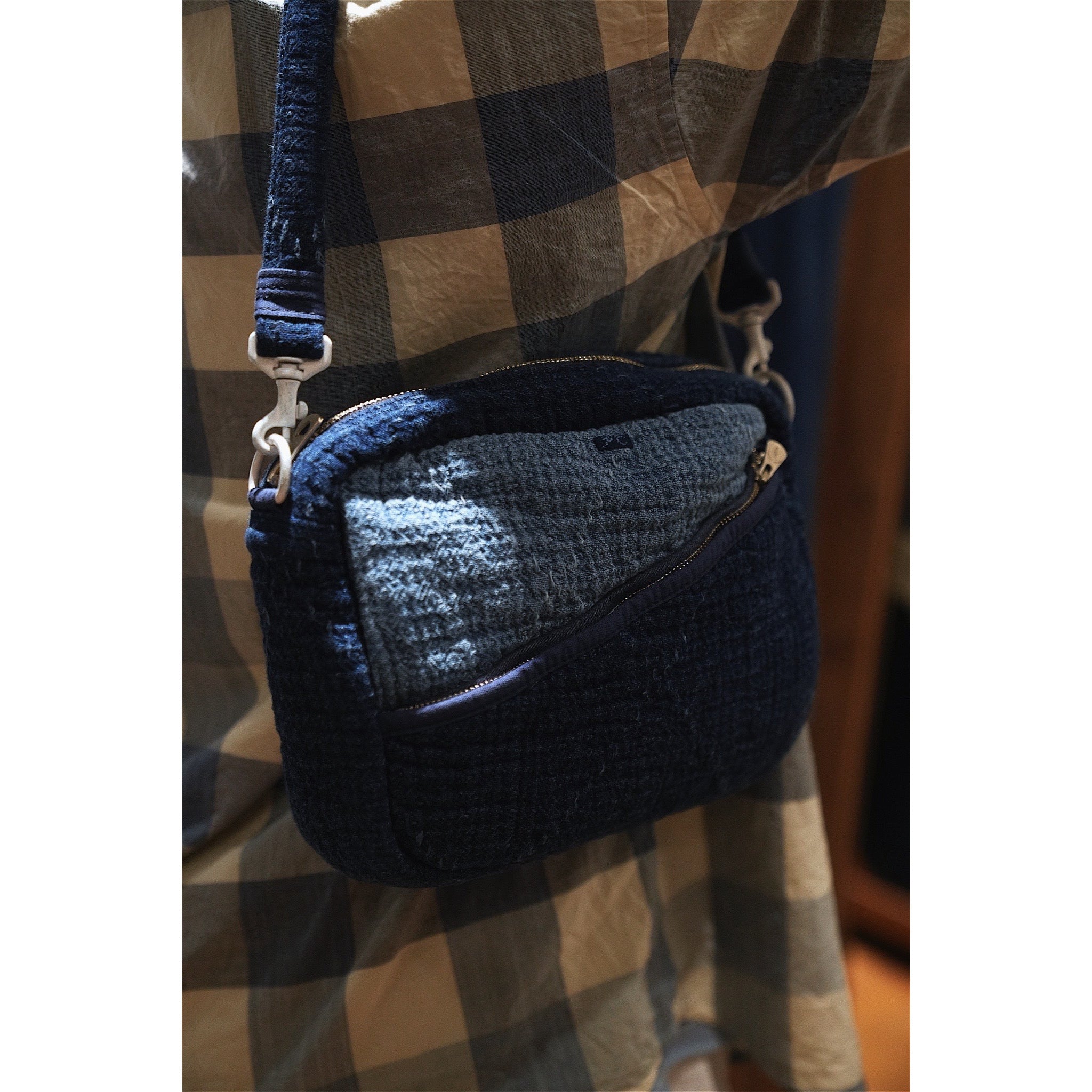 PC SASHIKO SHOULDER BAG M