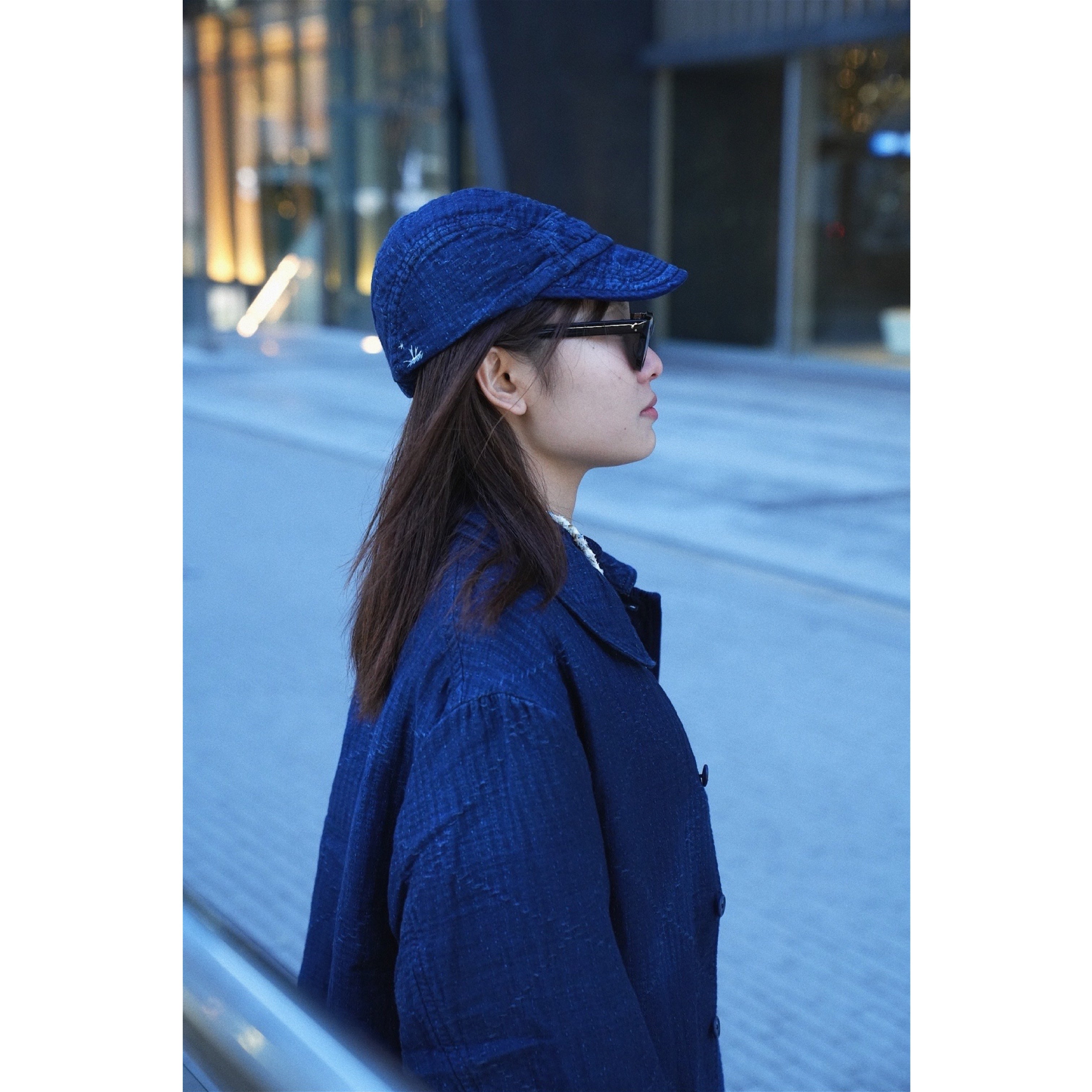 SEA ISLAND SASHIKO BASEBALL CAP(LIMITED)