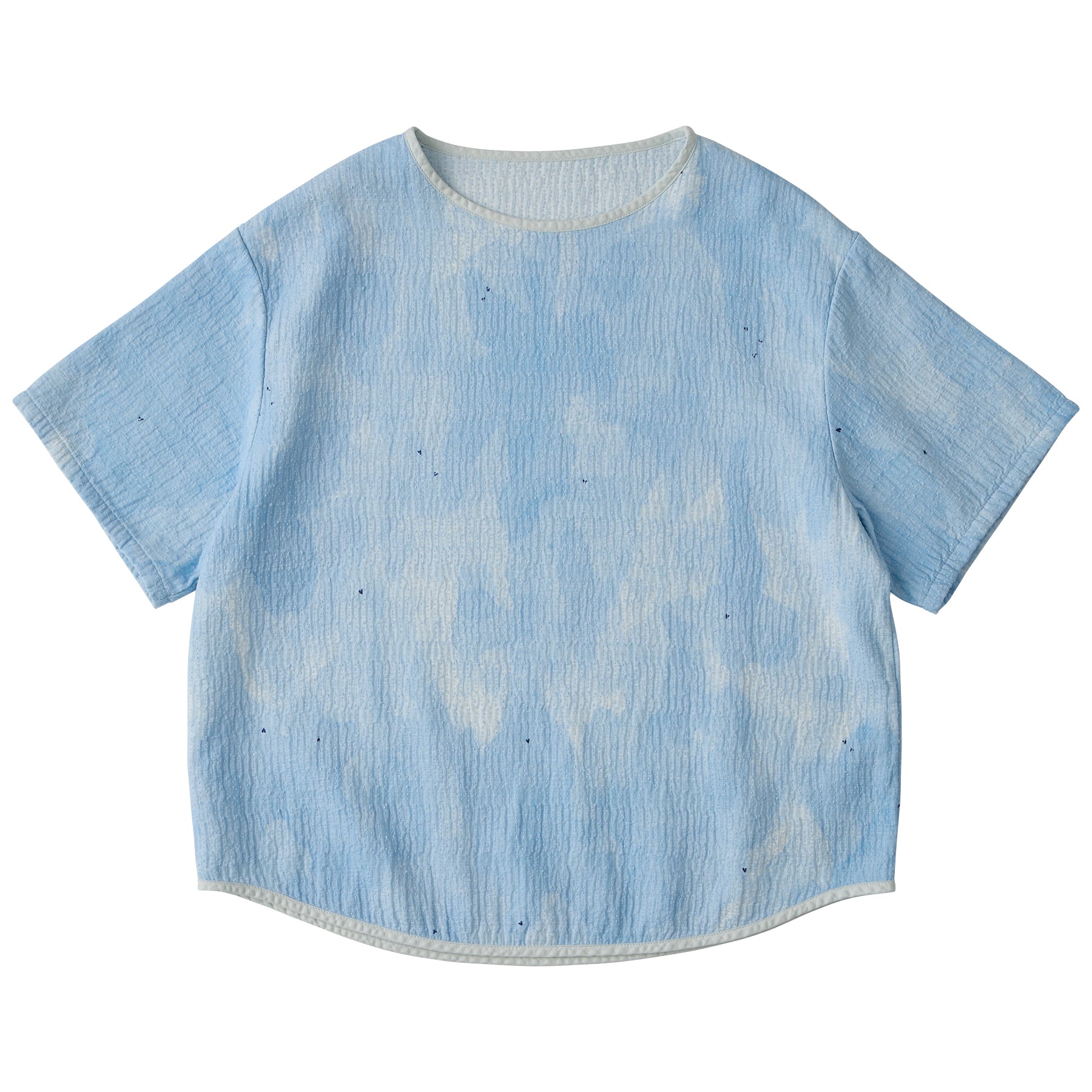 PAINTED SASHIKO WATERCOLOR T-SHIRT