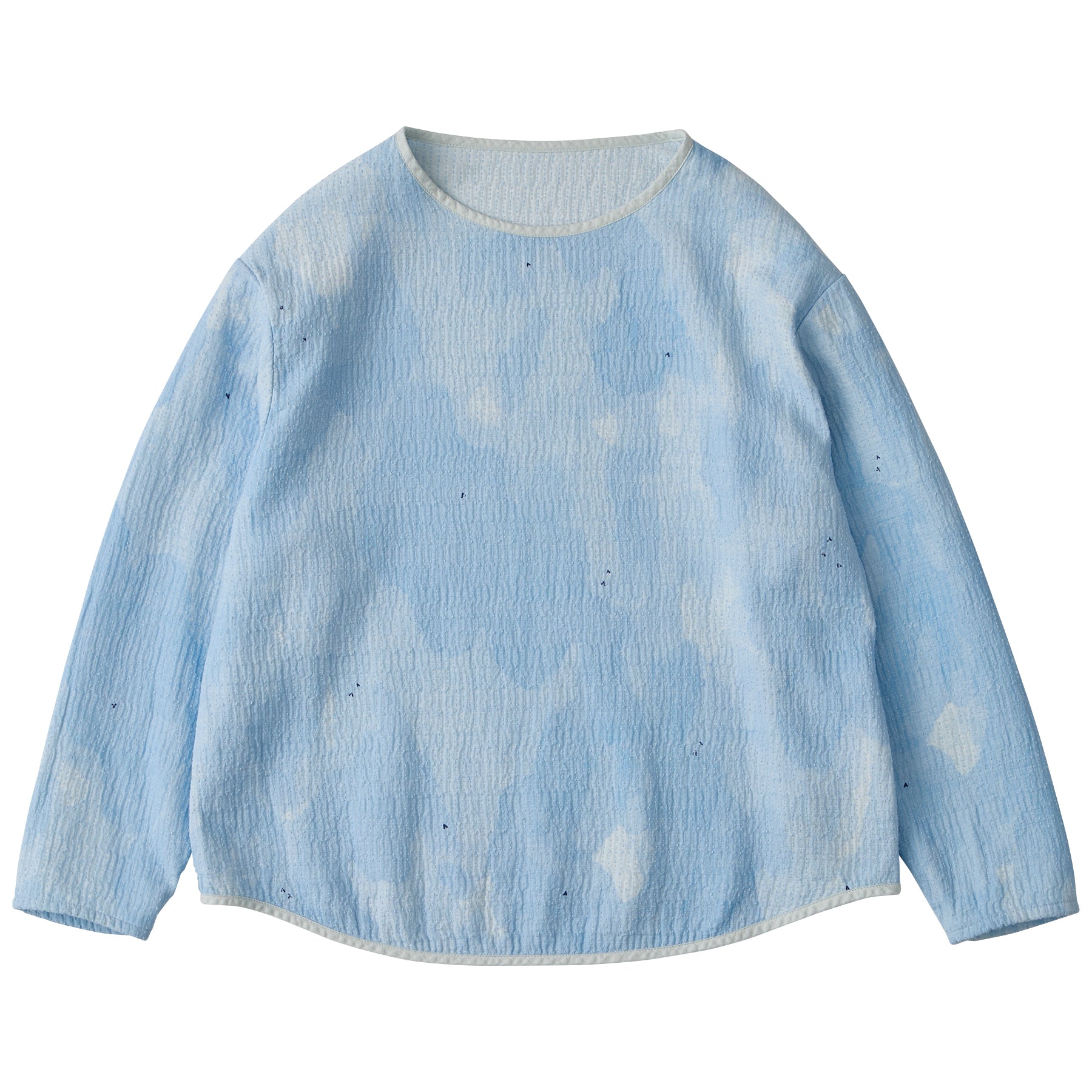 PAINTED SASHIKO WATERCOLOR LONG T-SHIRT