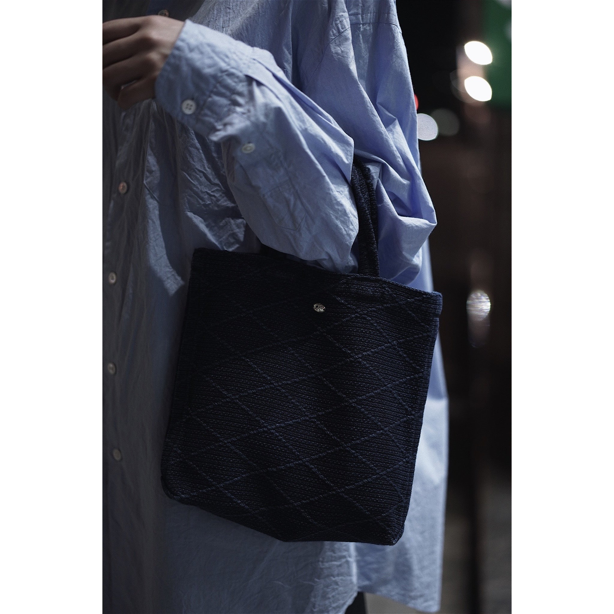 PC KENDO MINI TOTE BAG W/SILVER CHARM