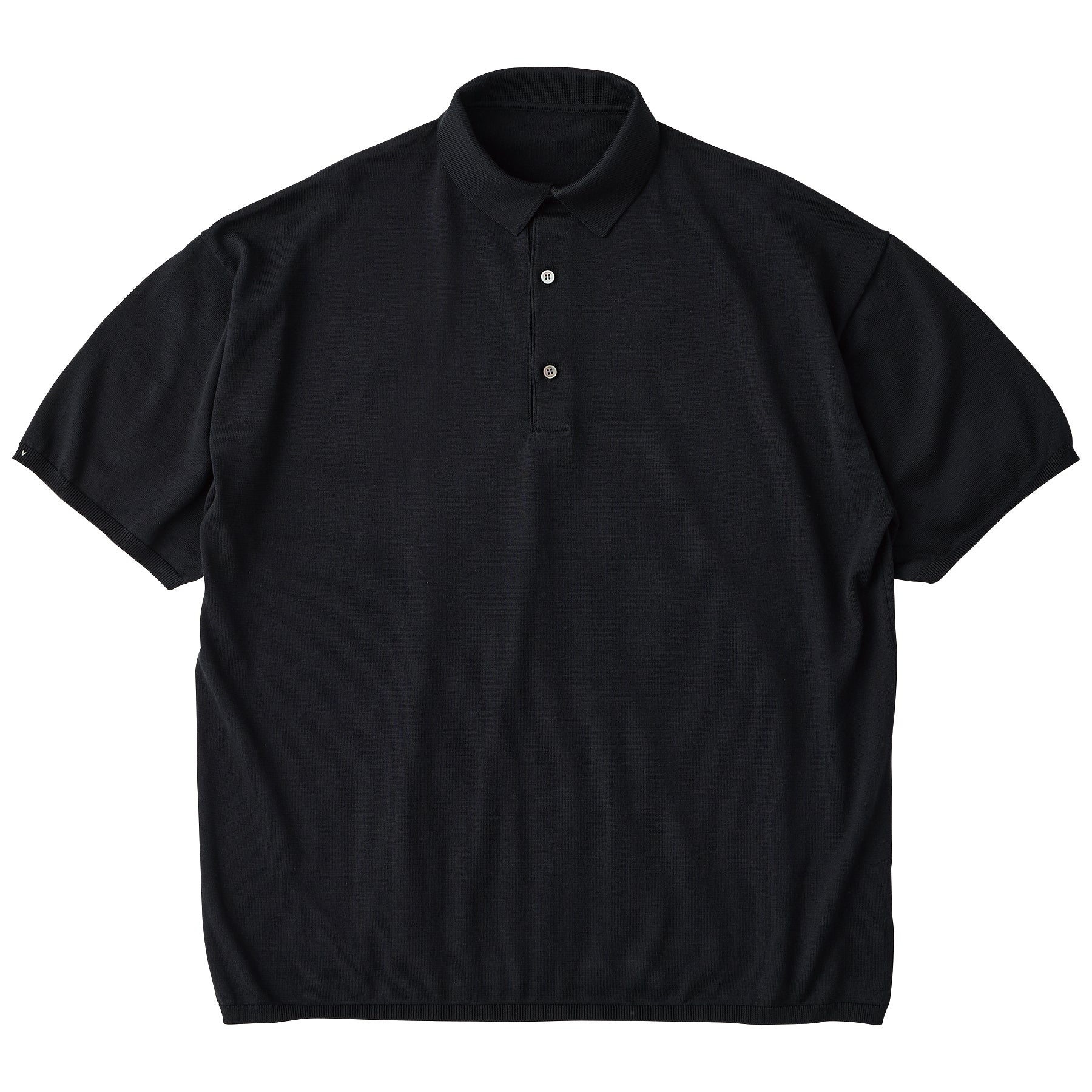 H/W SEA ISLAND COTTON KNIT POLO SHIRT