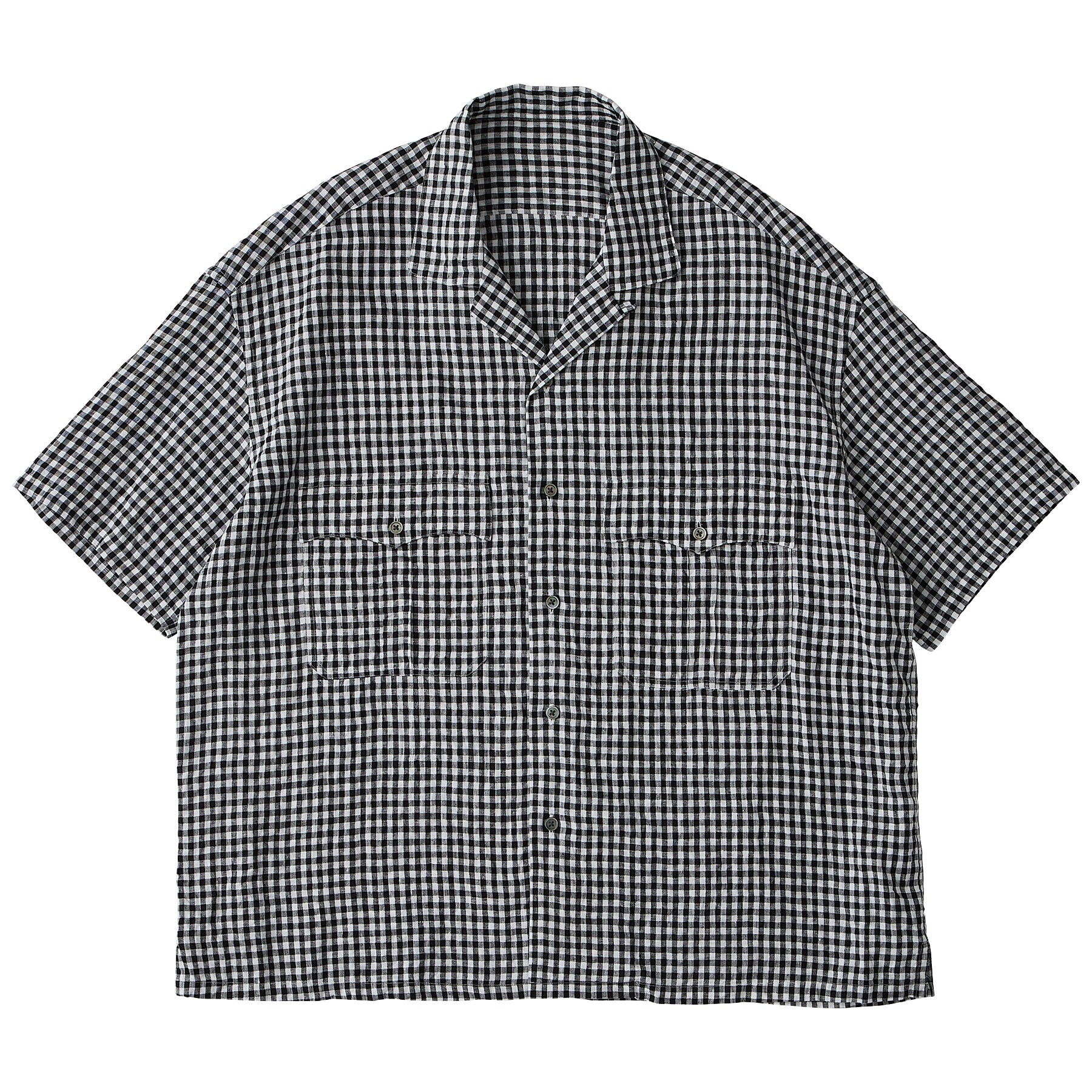 KEROUAC LINEN GINGHAM CHECK SHIRT