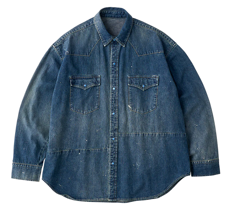 BREAKFAST DENIM WESTERN SHIRT