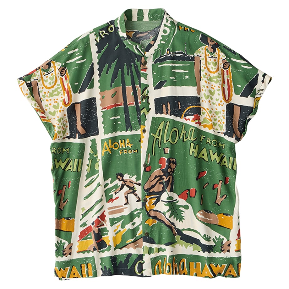 HAWAIIAN OUTDOOR ALOHA BLOUSE