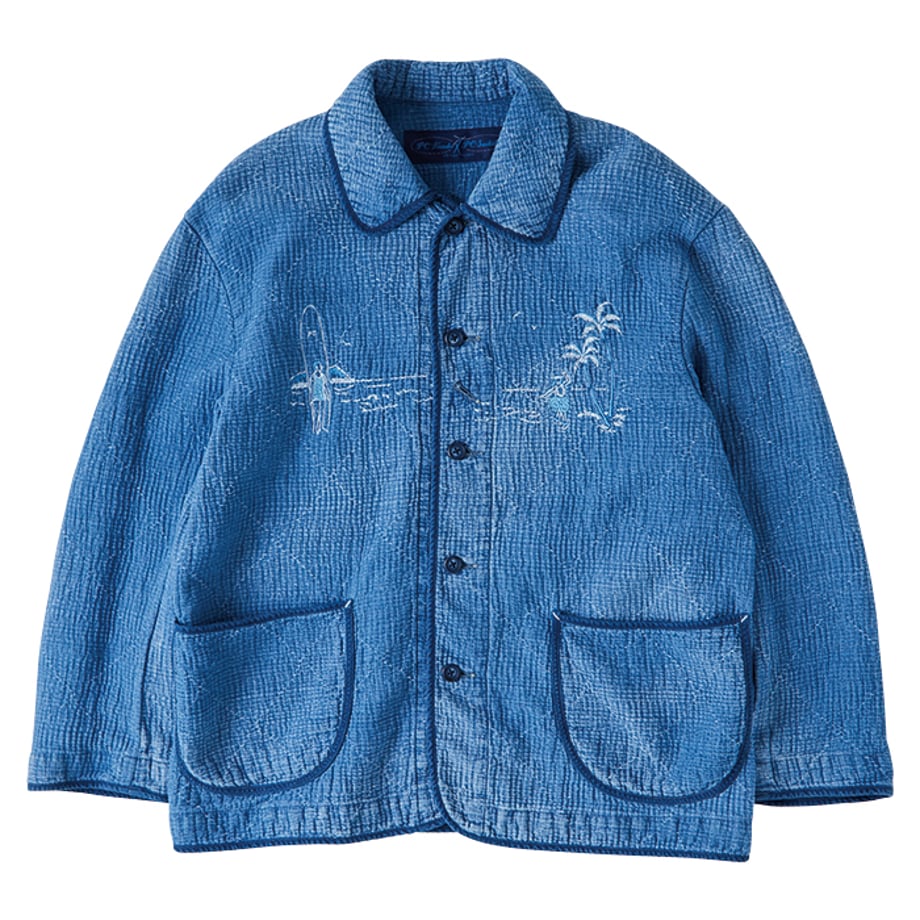 NEW SASHIKO LIGHT OLD HAWAII FRENCH JACKET WATCH CHAIN ITEM