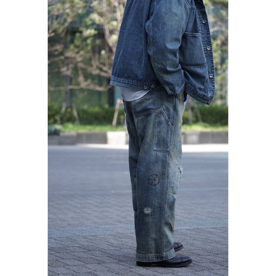 STEINBECK DENIM PAINTER PANTS VINTAGE CUSTOM