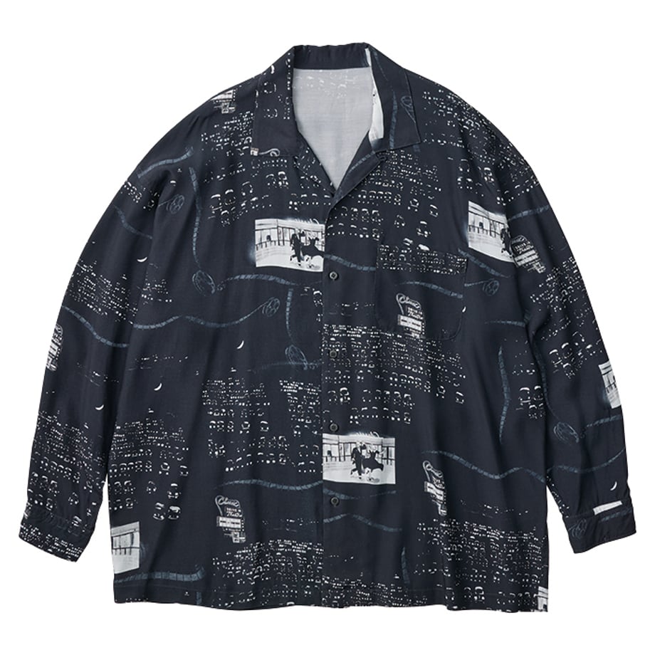 "PC EXCLUSIVE" ALOHA LONG SHIRT DRIVE-IN THEATER