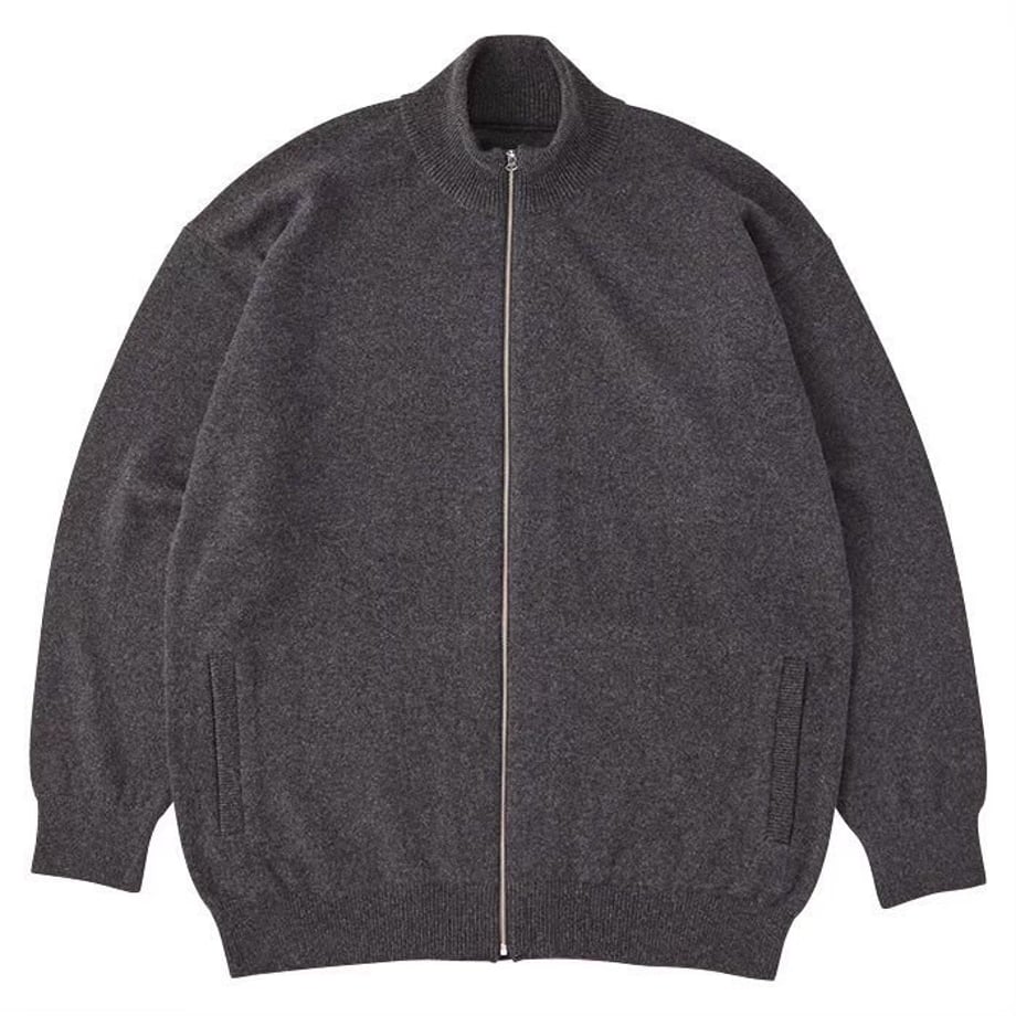 CASHMERE KNIT ZIP UP(BABY CASH)