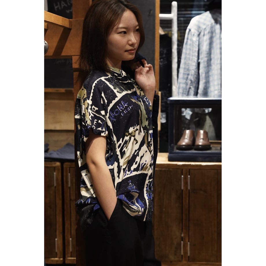 HAWAIIAN OUTDOOR ALOHA BLOUSE