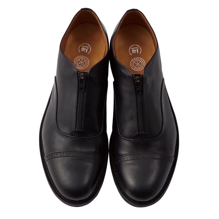 GENTLEMAN'S LEATHER ZIP UP SHOES