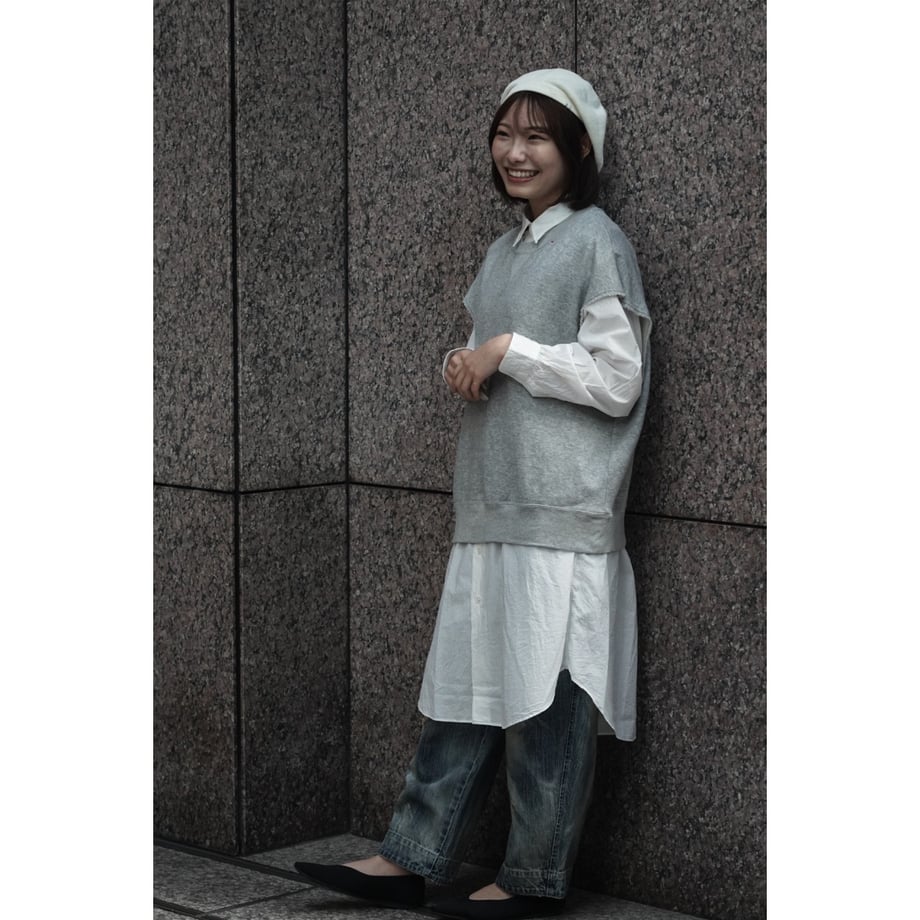 ROLL UP STRIPE SHIRT DRESS