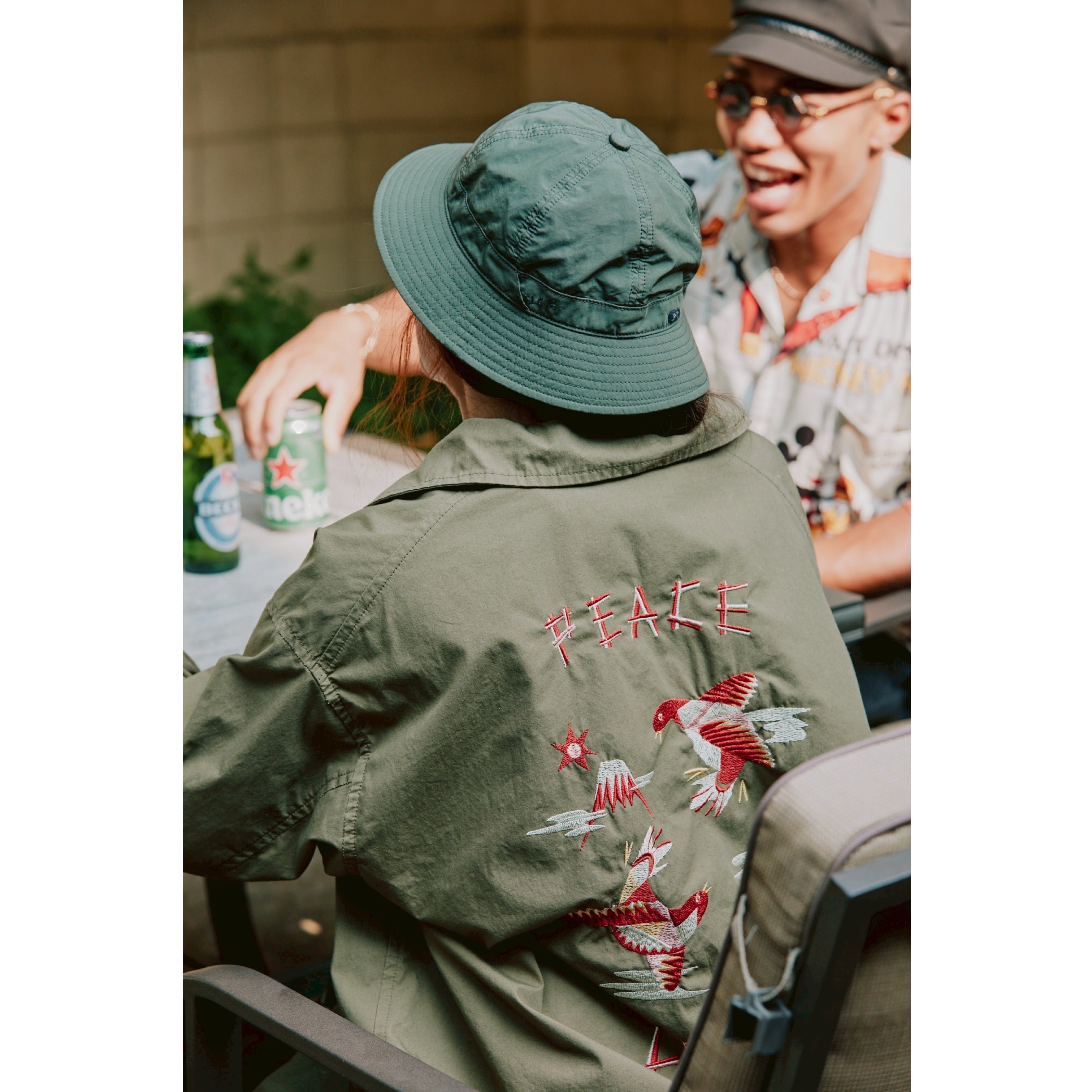 HIPPIE SOUVENIR ZIP UP JACKET
