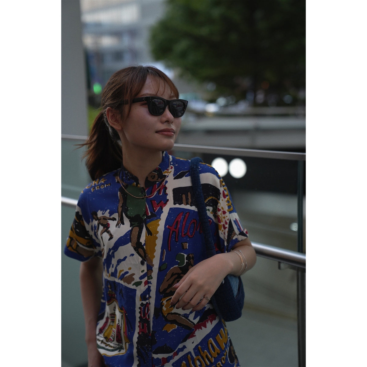 HAWAIIAN OUTDOOR ALOHA BLOUSE