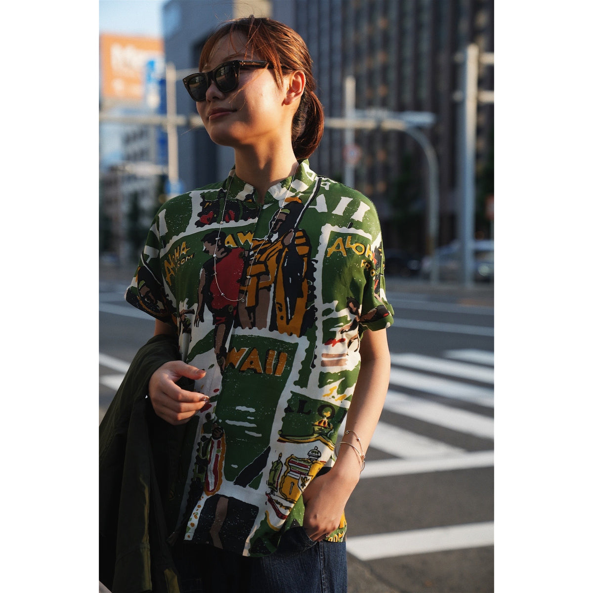 HAWAIIAN OUTDOOR ALOHA BLOUSE