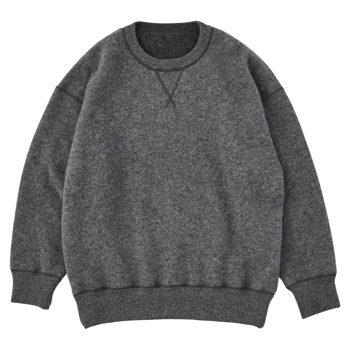 BABY ALPACA / CASHMERE DOUBLEFACE CREWNECK