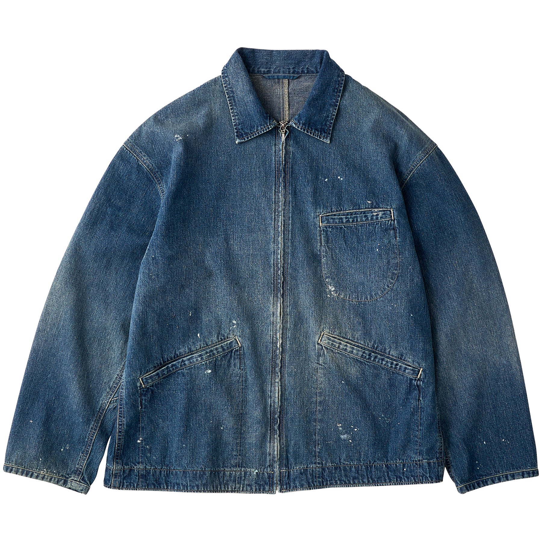 BREAKFAST DENIM ZIP UP JACKET