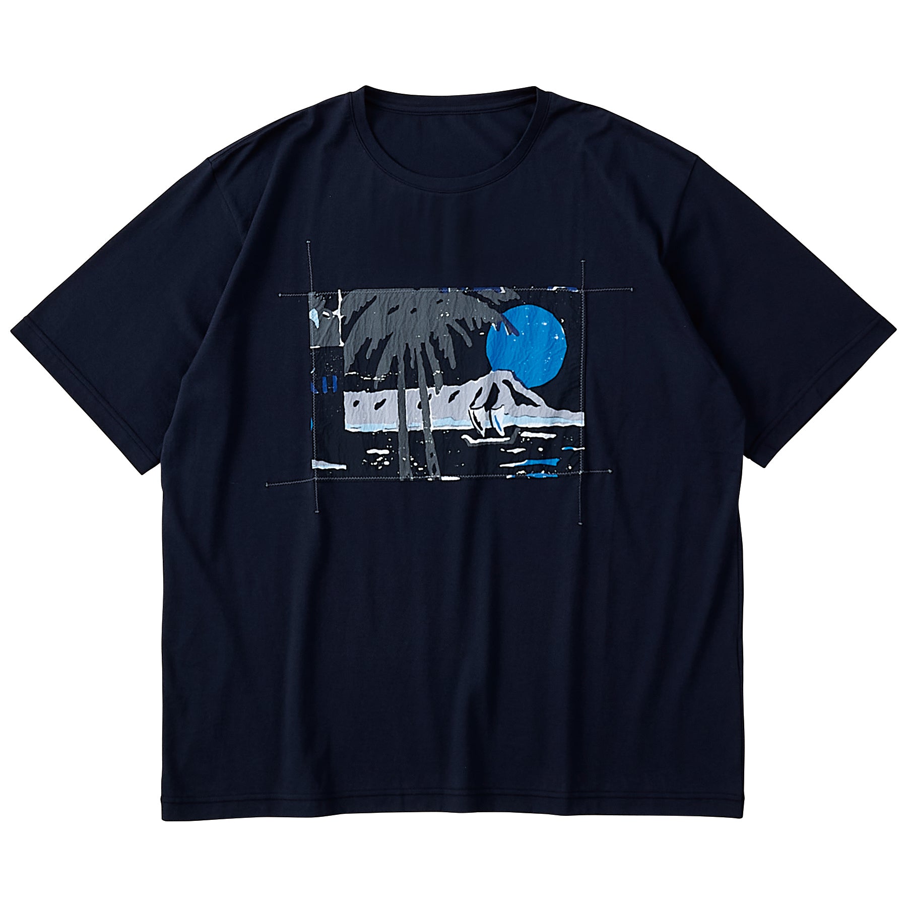 HAWAIIAN OUTDOOR PATCHWORK T-SHIRT