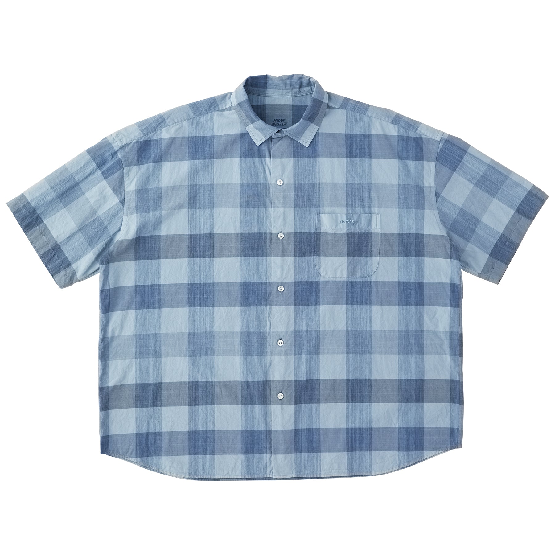 H/W INDIGO CHECK BEAT WRITER SHIRT