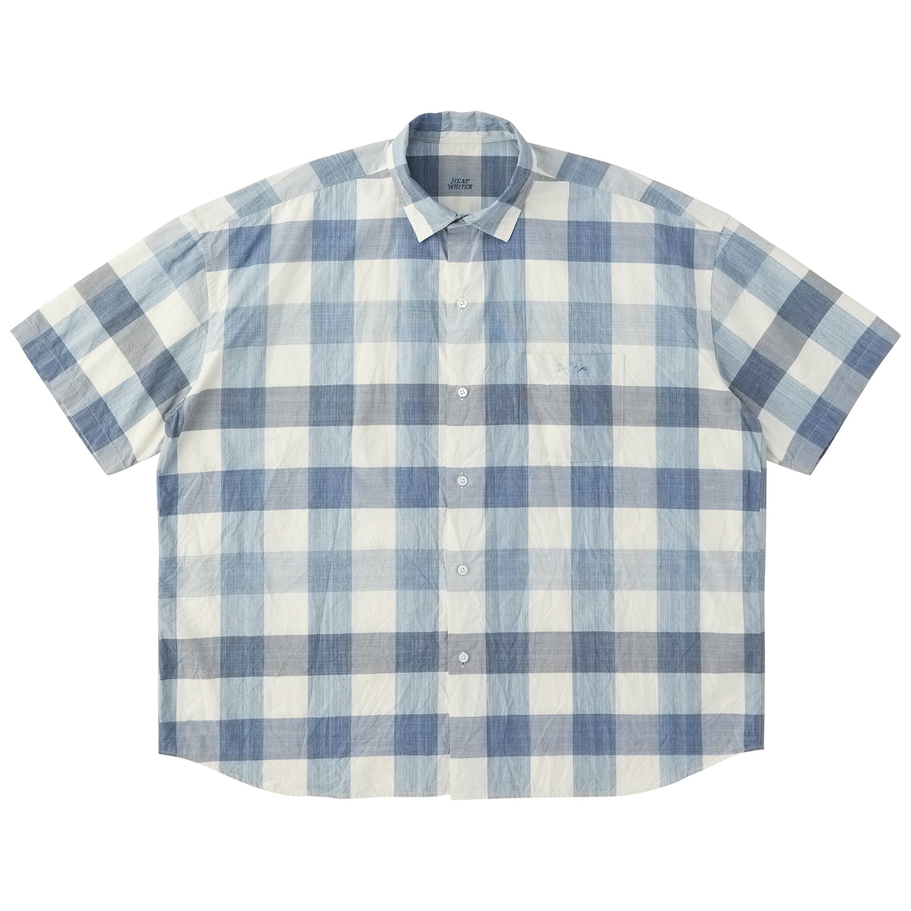 H/W INDIGO CHECK BEAT WRITER SHIRT