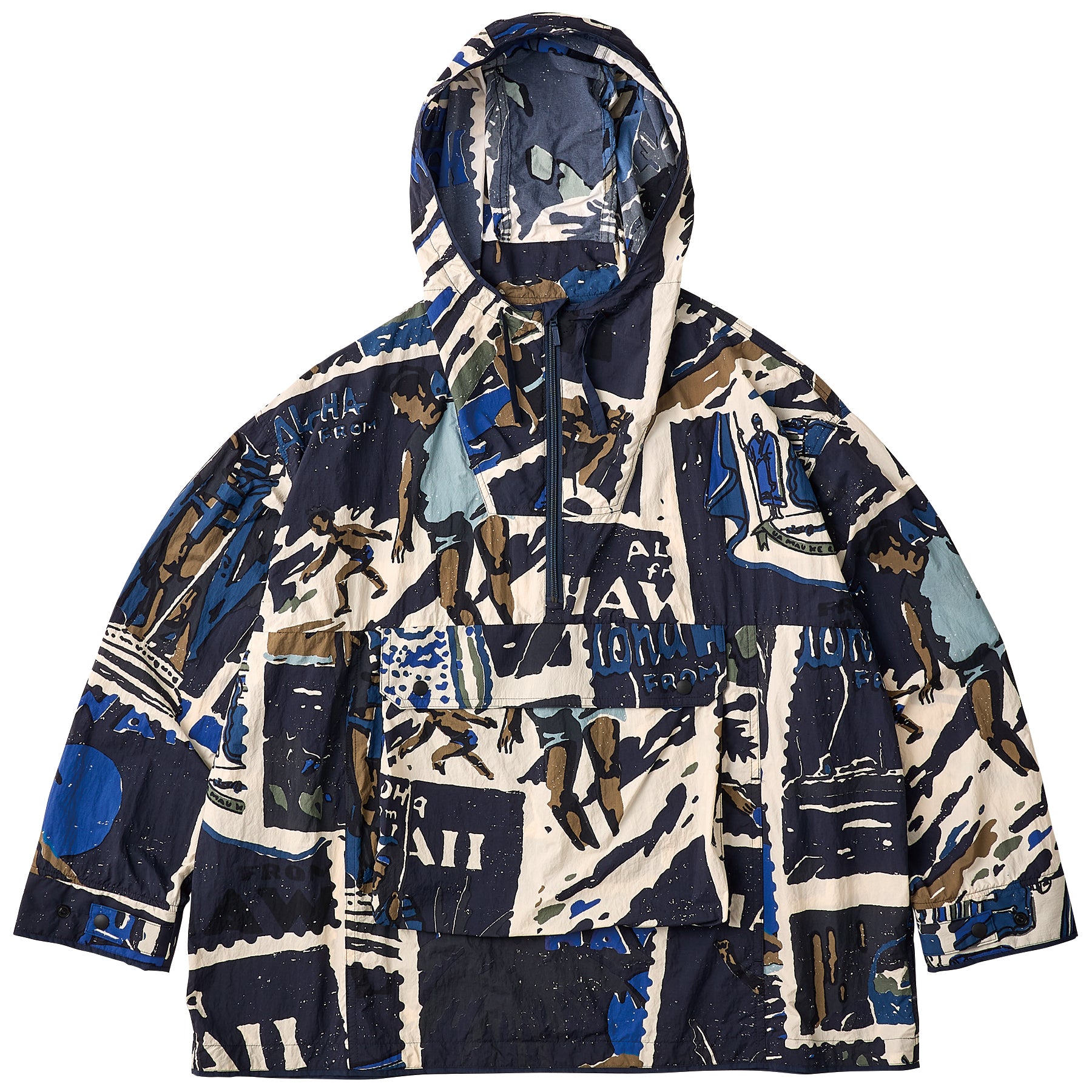 HAWAIIAN OUTDOOR ANORAK PARKA W/MINI POUCH