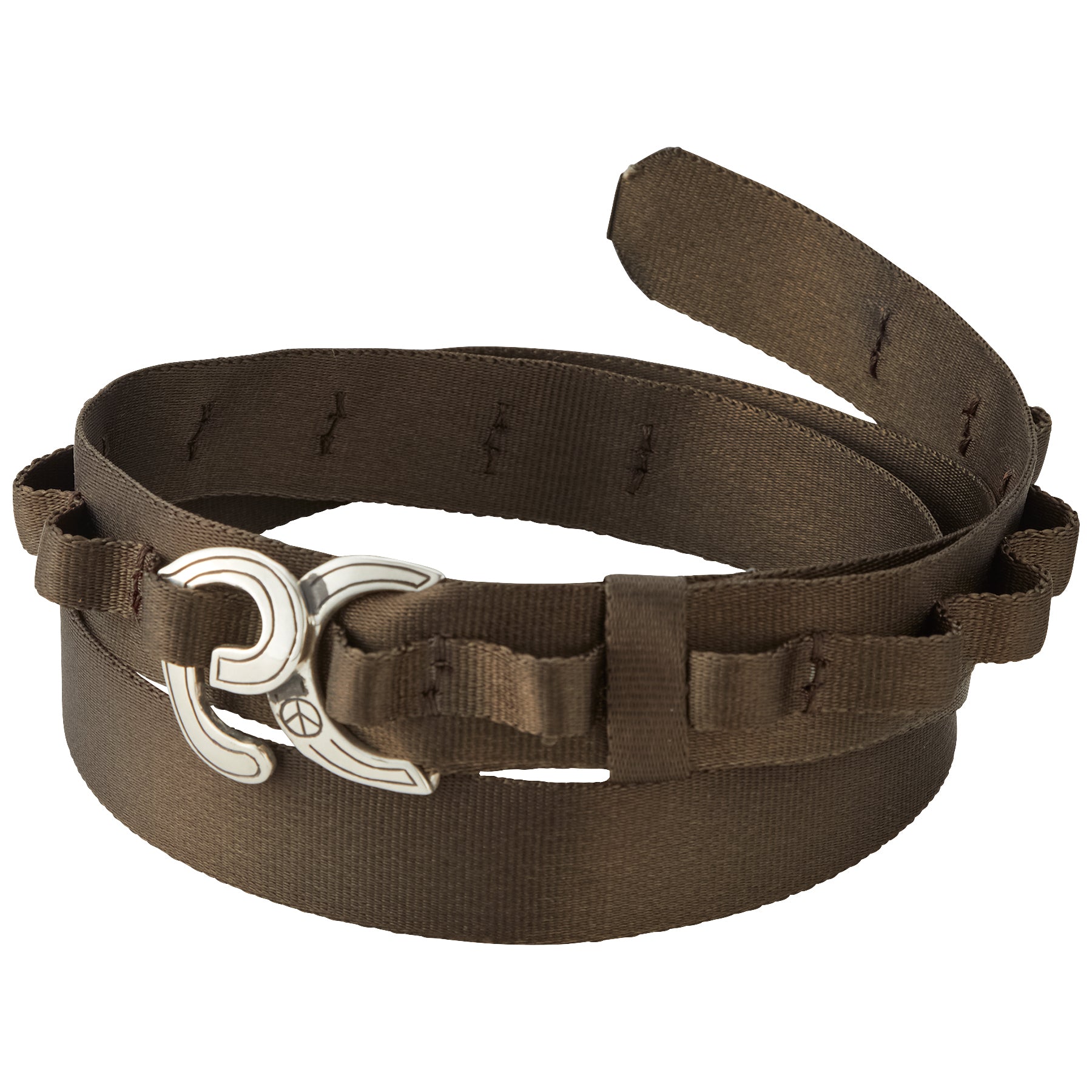 NYLON SILVER BUCKLE BELT（PC）