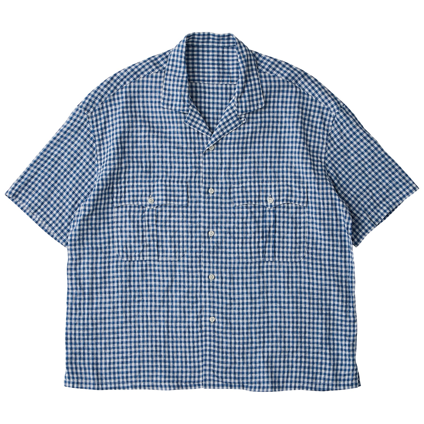 KEROUAC LINEN GINGHAM CHECK SHIRT
