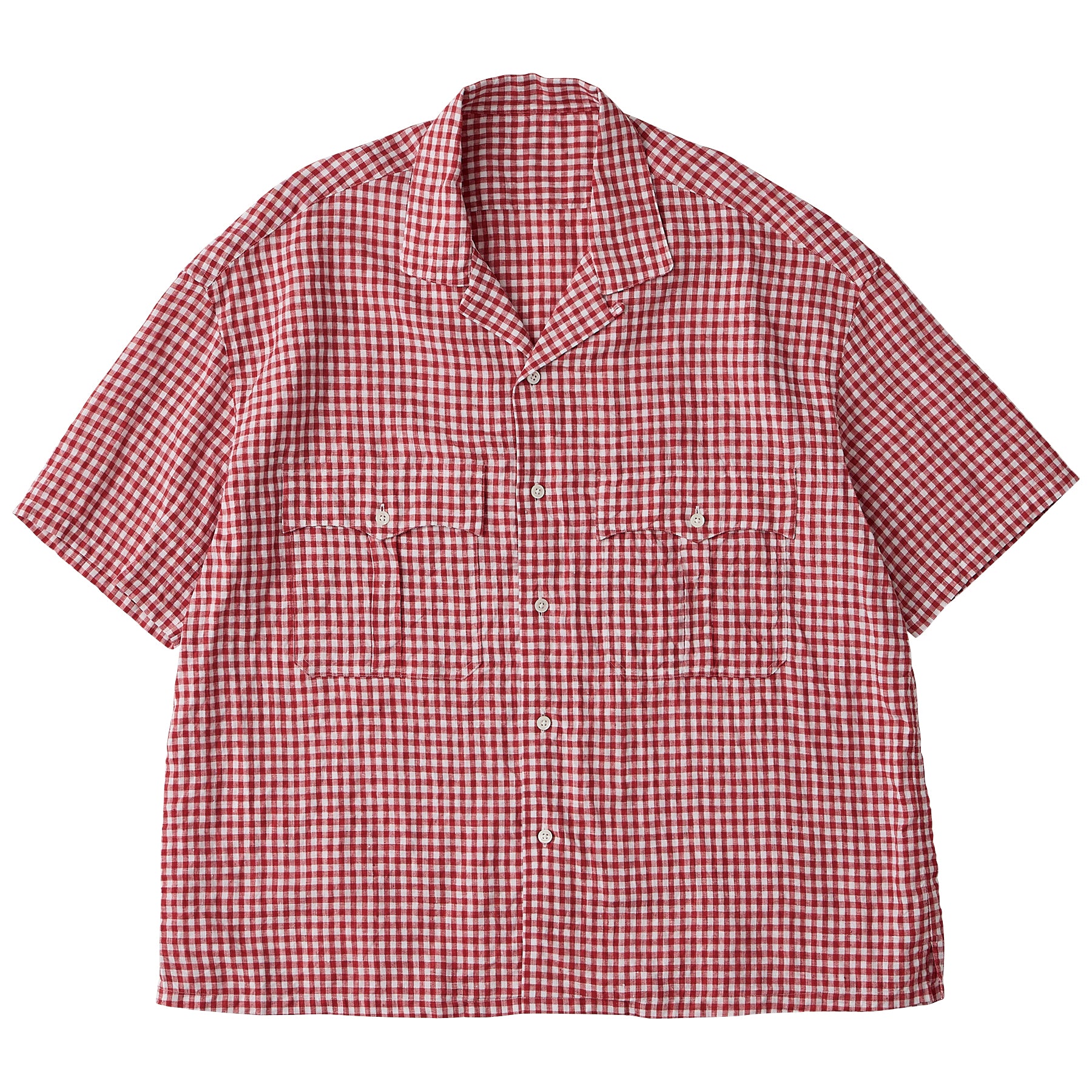 KEROUAC LINEN GINGHAM CHECK SHIRT