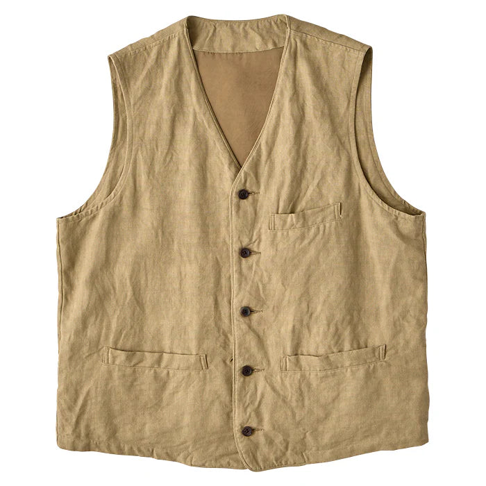 ANTIQUE LINEN CLASSIC VEST
