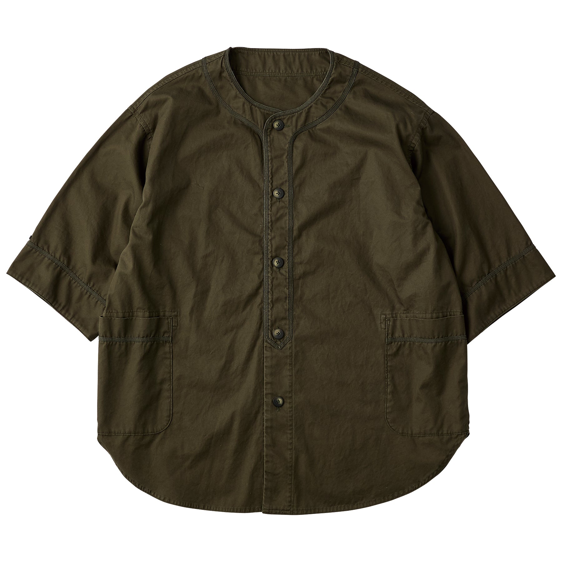 GABARDINE BASEBALL SHIRT