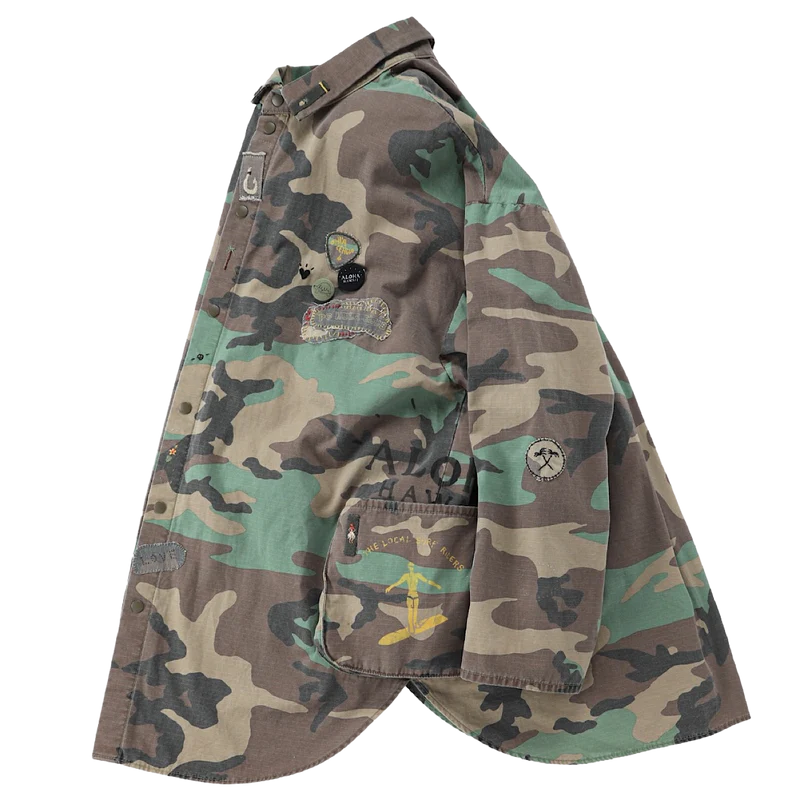 ALOHA CAMOUFLAGE SHIRT JACKET