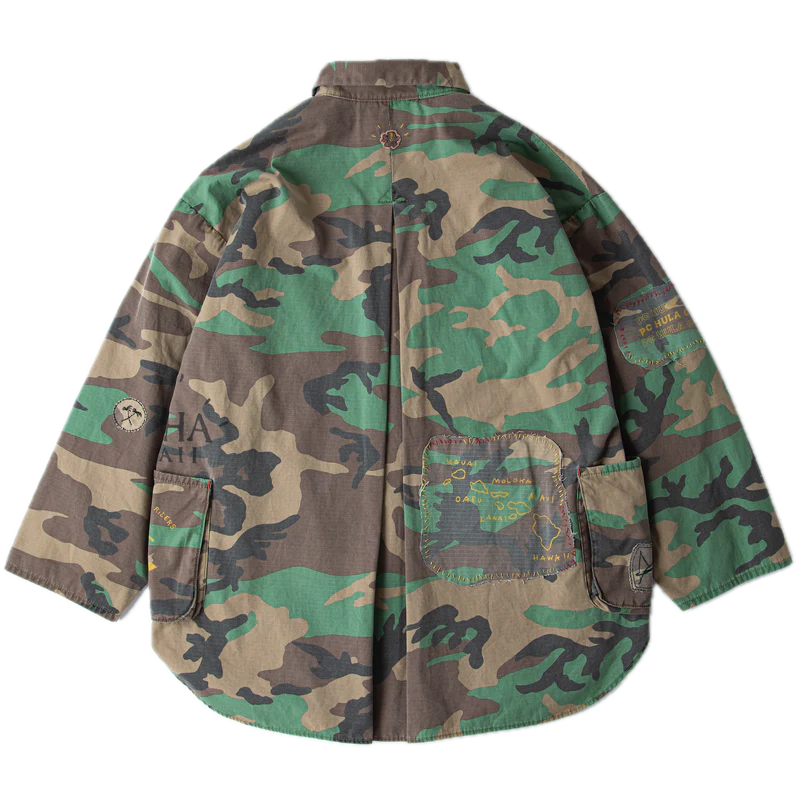 ALOHA CAMOUFLAGE SHIRT JACKET