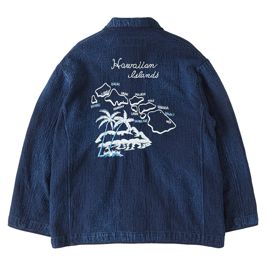 NEW SASHIKO LIGHT OLD HAWAII FRENCH JACKET WATCH CHAIN ITEM