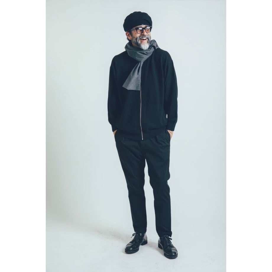 CASHMERE KNIT ZIP UP（BABY CASH）