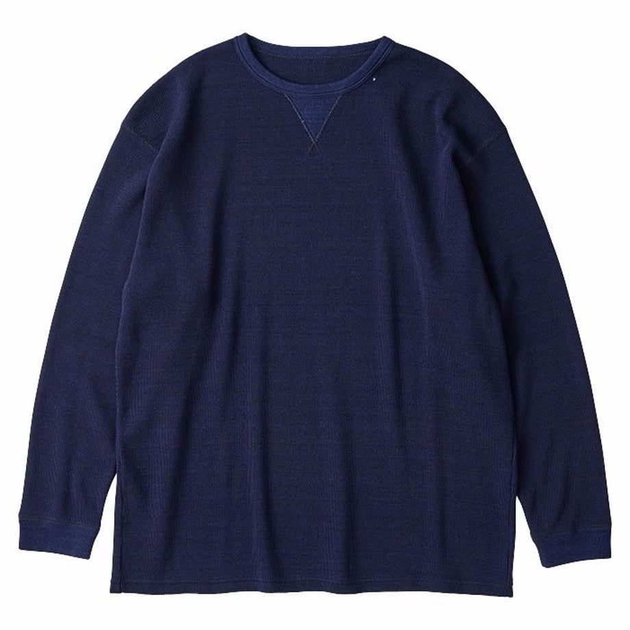 H/W INDIGO THERMAL CREWNECK