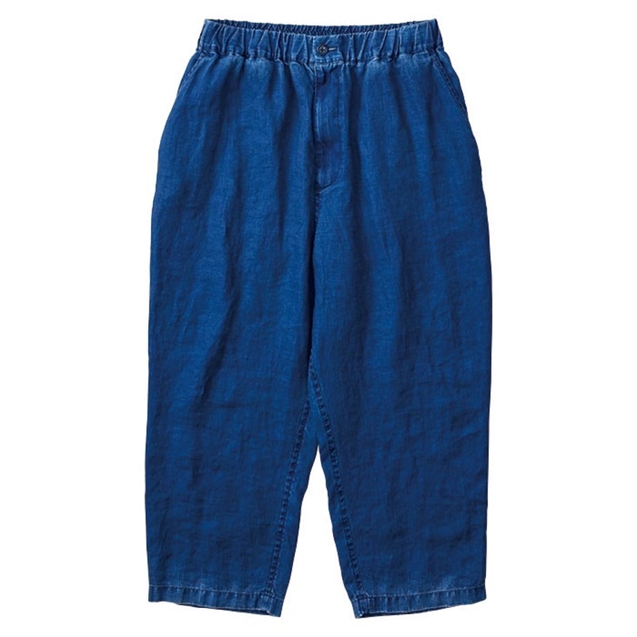 INDIGO LINEN EASY PANTS