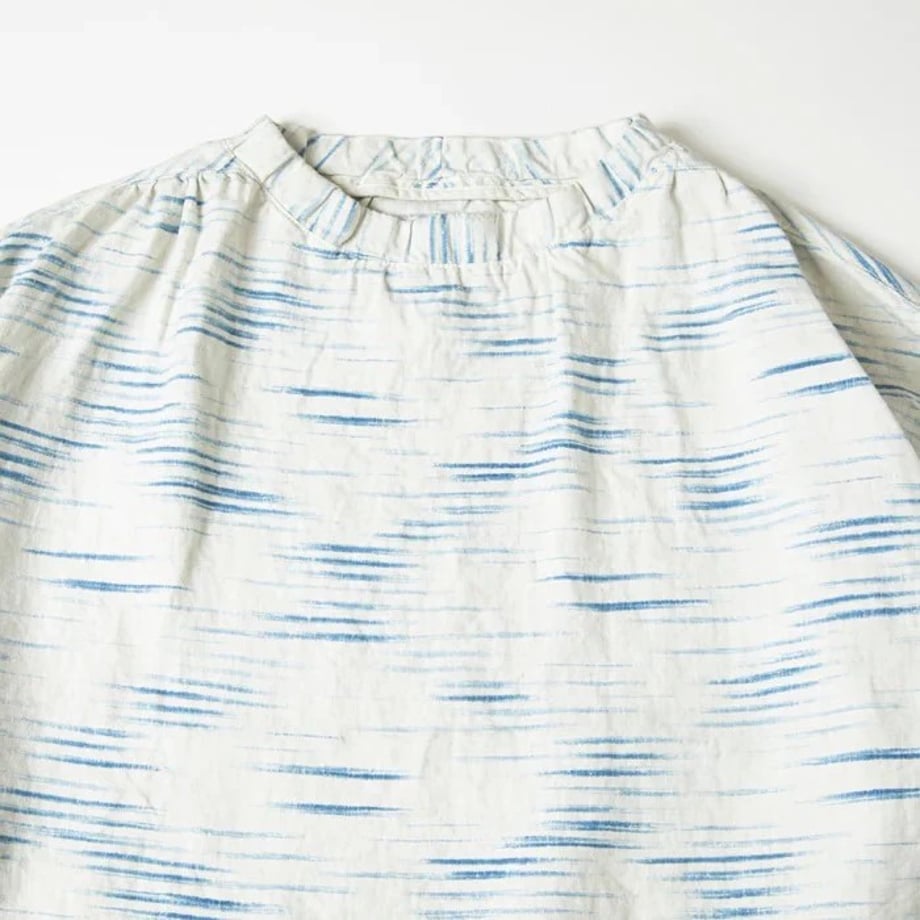 "PC EXCLUSIVE" OLD FRANCE INDIGO PRINT SMOCK