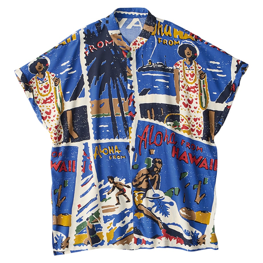 HAWAIIAN OUTDOOR ALOHA BLOUSE