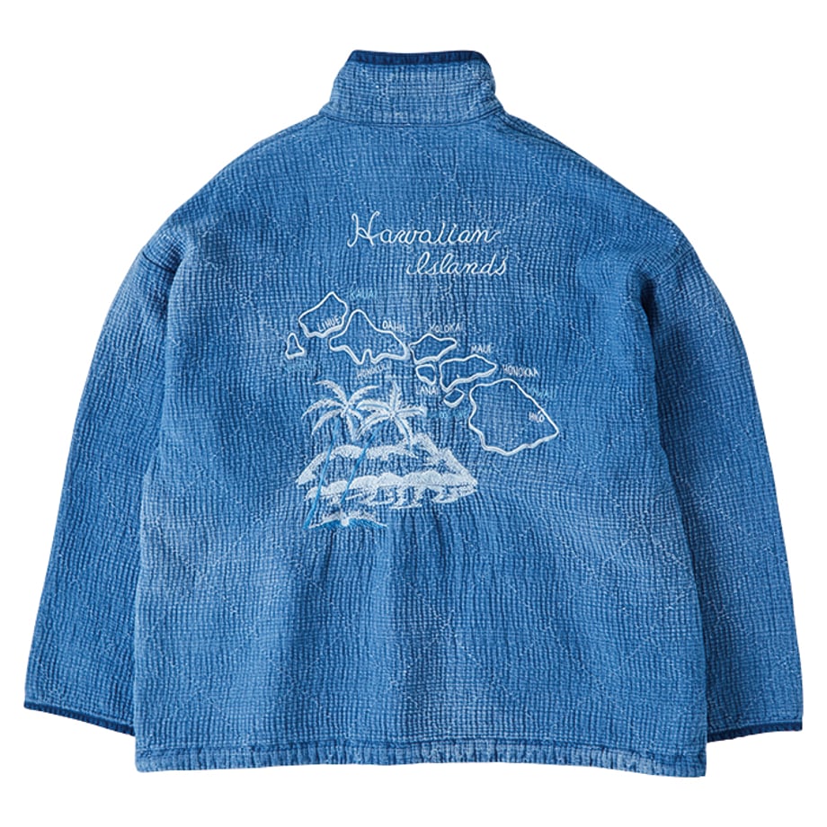 CHIIKO☆ NEW SASHIKO LIGHT OLD HAWAII ZIP UP JACKET